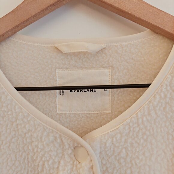 Everlane Cozy Oversize Teddy Liner Jacket XL - Picture 7 of 10